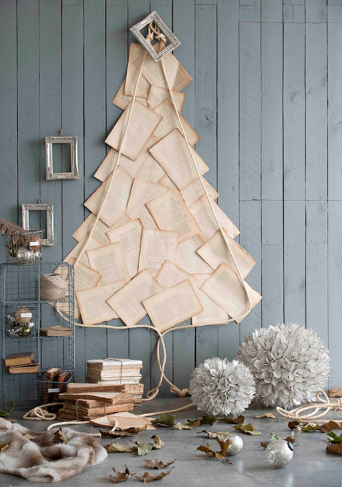 Transforming a Book into a Festive Tree