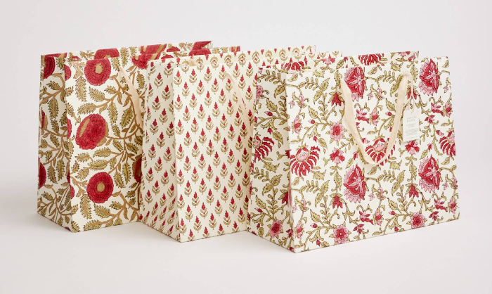 Forming a Gift Pouch with Wrapping Paper