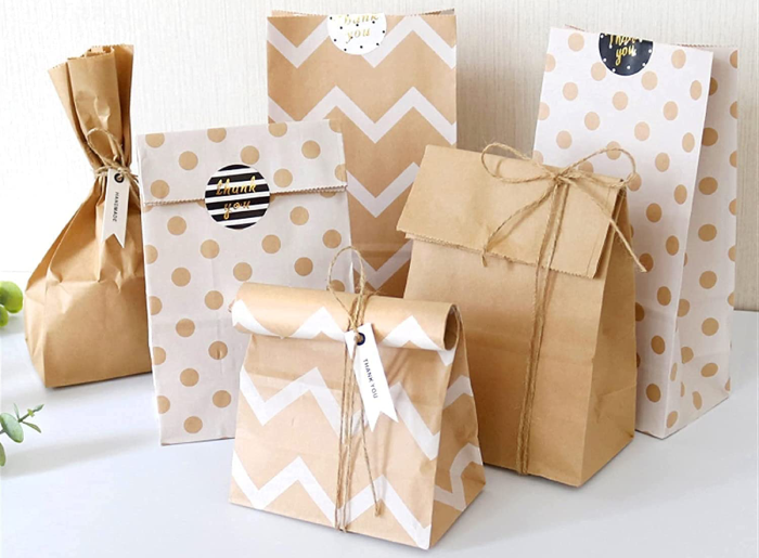 Creating a Gift Sack Using Wrapping Paper