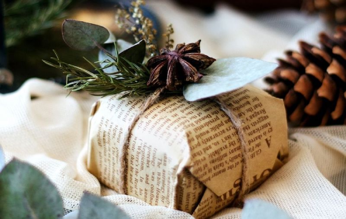 Newspaper As Unique Gift Wrapping Ideas 