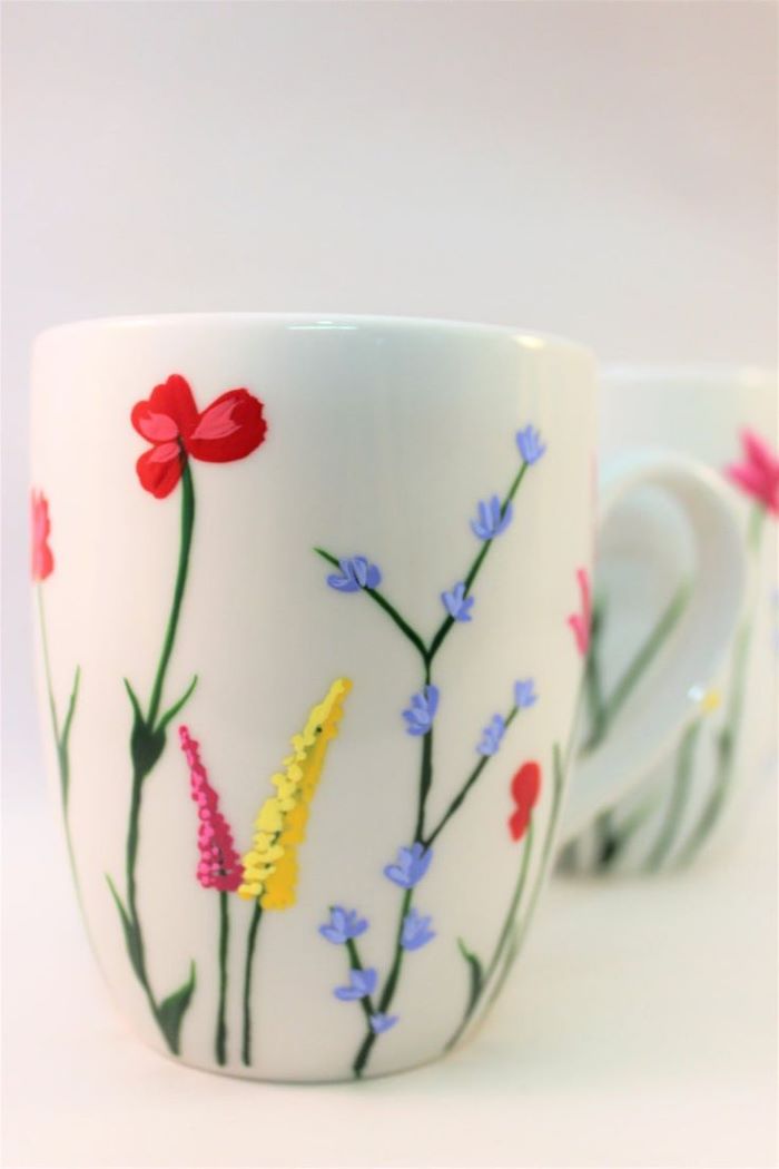 These DIY mugs serve as functional and charming gifts.