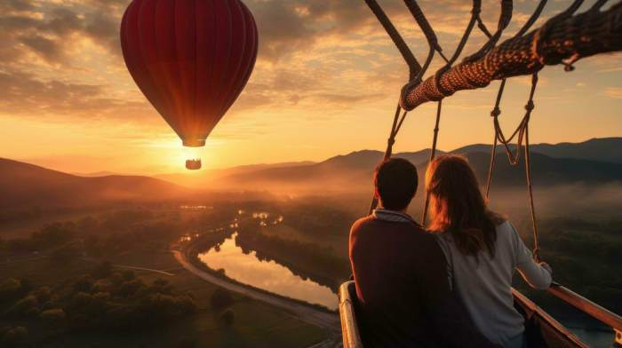 Hot Air Balloon Ride For Couple