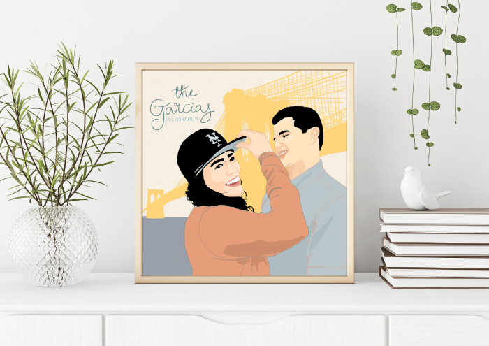Artwork For 1st Anniversary Gift Ideas For Couples