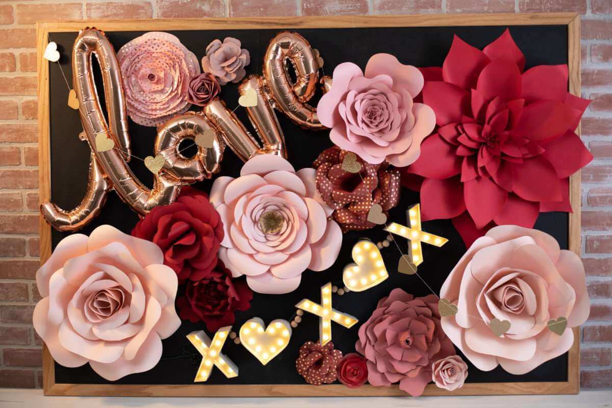 paper valentine decor