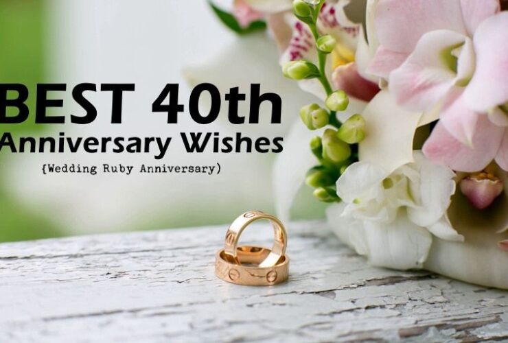 40th wedding anniversary wishes for a Ruby ceremony