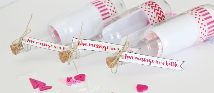 Romantic Message in a Bottle