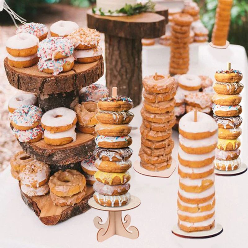 Interesting Donut Wall for a wedding ceremony