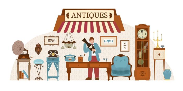 Antique Stores and Vintage Shops