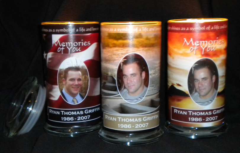 Customized Memorial Candle