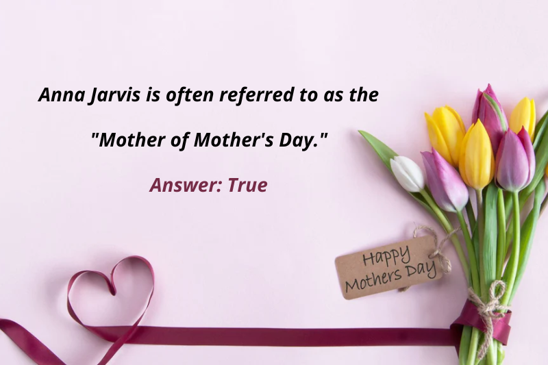 Mothers Day True or False Quiz