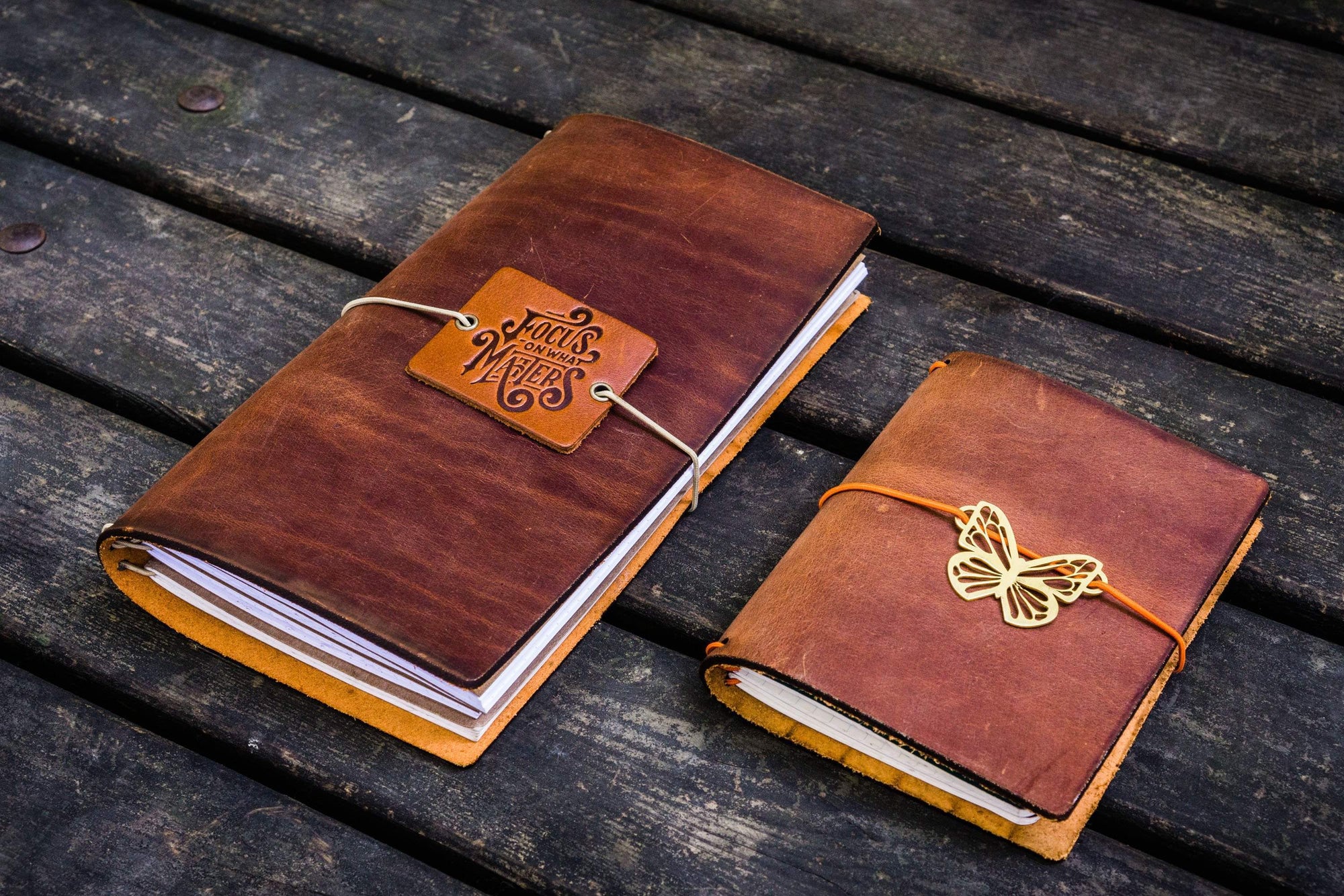 Personalized Leather Diary for Work